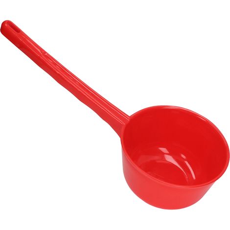 Louche à eau en plastique renforcé, manche long, grande capacité, pour jardin, salle de bain, cuisine, rouge, 1 pièce (1/5)