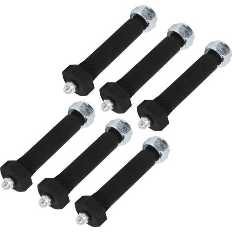 Essieu de remorque boulon de ressort avec écrou frein, boulon humide à œil en acier graissé pour essieux 2000 3500 5200 6000 7000 (1/5)