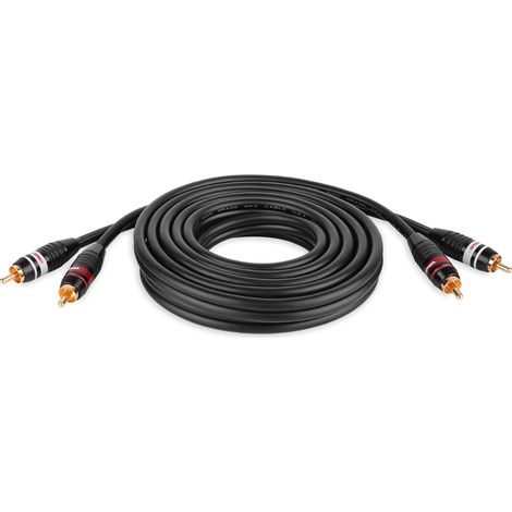Cavo con 2 connettori RCA (cinch) - 2 connettori RCA (cinch) premium vitalco cavo con 2 connettori RCA (cinch) - 2 connettori RCA (cinch) premium vitalco 1,0 m (RKD400) (1/5)