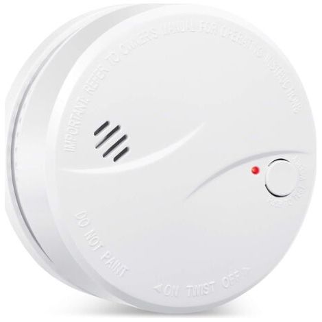 Détecteur de fumée sans Fil avec 10 Ans Batterie au Lithium, Détecteur de fumée à détecteur photoélectrique EN14604 Détecteur d'incendie certifié CE-625PHS (1) (1/5)