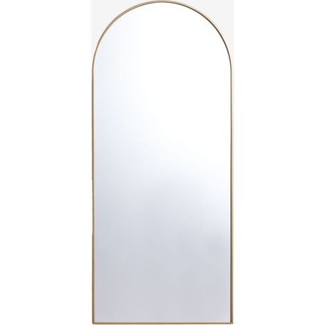 SKLUM Wandspiegel aus Metall Belm Gold 90 x 200 cm