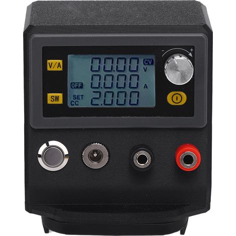 Einstellbares, stabilisiertes 80-W-Netzteil für CNC-Maschinen, 6,0–36 V Eingang, 0,6–36 V Ausgang, kompatibel mit den 18–21-V-Akkus BL1815, BL1820, BL1530, BL1840 und BL1850 (1/5)