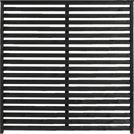 Plus Zaun Koyto 160 x 160 cm RAL 9005 Schwarz