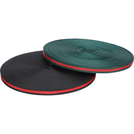 Lot de 2 rubans pour emballage cadeau, accessoires de décoration et de nœuds pour cheveux, pour la création de nœuds pour cheveux. (1/5)