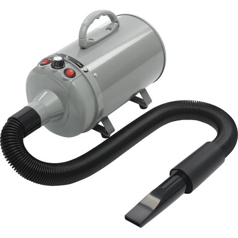 Sèche-animal, 2200W de puissance, tuyau réglable, Gris (1/2)