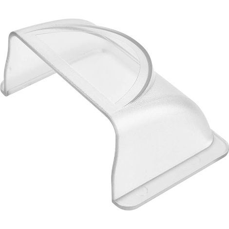Housse de protection contre la pluie pour sonnette visuelle étanche de petite taille en plastique pour serrure de porte à empreintes digitales coque de protection transparente pour (1/5)