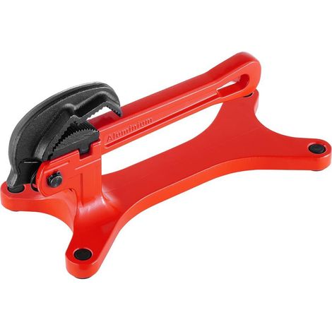 Portable pipe wrench, lightweight aluminum pipe clamp, quick-release self-adjusting wrench for pipe cutting. (1/5)
