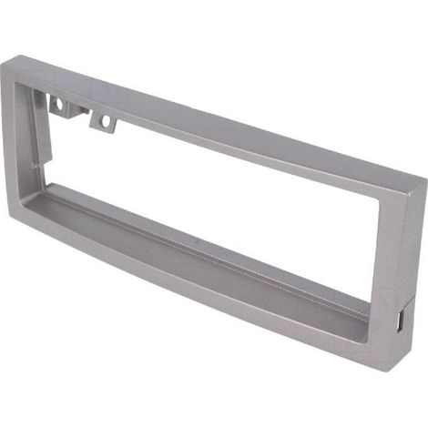 Facade autoradio FA168C compatible avec Citroen C5 04-08 Peugeot 407 04-10 1Din - Argent