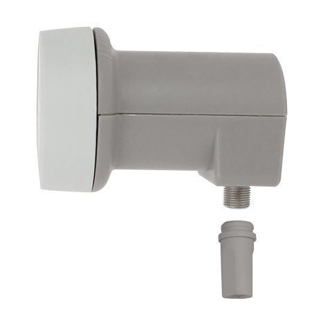 Tête de parabole universelle HD 4K – Compatible ASTRA 19,2° et EUTELSAT 5W – Fréquences 10,70 à 12,75 GHz – Facteur de bruit 0,3 dB – Sedea (1/2)