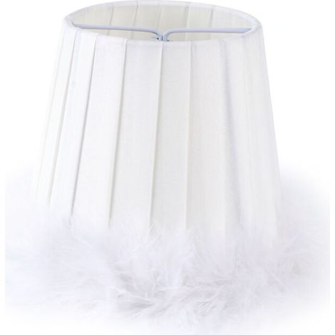 Abat-jour en plumes, abat-jour en plumes élégant vintage léger, lampe de nuit à LED, éclairage doux, atmosphère romantique pour Chambre à coucher, enfants, mariage, anniversaire, salle de mariage (1/5)