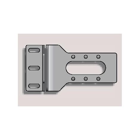Equerre de fixation murale ou plafond Somfy Ø50 et 60mm 9420604