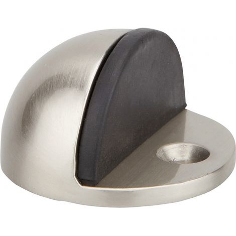 Fermaporta da pavimento a semisfera Ø 44 x 25 mm, satinato – THIRARD (1/2)