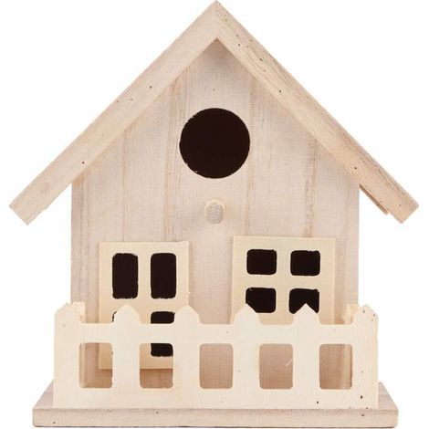Nidi di uccelli in legno appesi all'aperto, pappagalli, casetta per la riproduzione, decorazione (1/4)