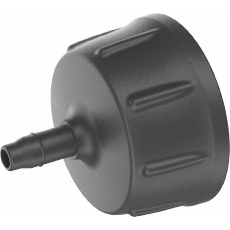 GARDENA Micro-Drip-System Hahn-Anschlusstück 4,6 mm (3/16 Zoll) - G 3/4 Zoll: Adapter zur leichten Montage an einen Wasserhahn (G 3/4 Zoll), (13224-20)