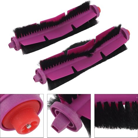 Rouleau Principal de Robot Aspirateur pour Midea V10 V12 W11 - Lot de 2 pièces ABS Professionnel Effacé (1/5)