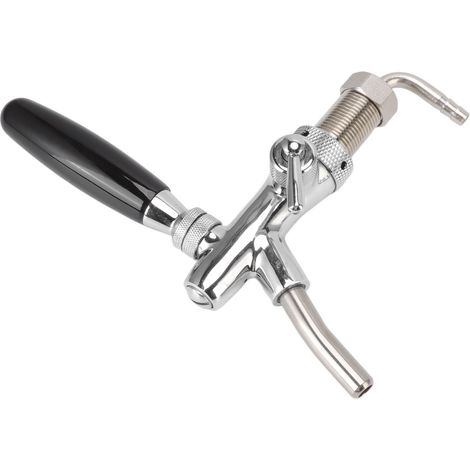 Robinet à bière G5/8 en acier inoxydable 304, bec de tirage pression avec régulateur de débit pour bar (1/5)