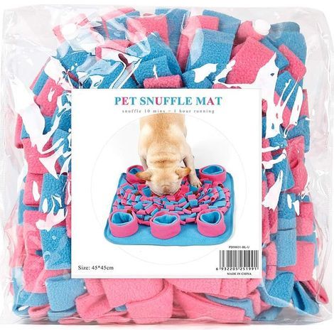 Tapis educateur Chien Tapis de fouille Chien Jeux pour Chien Jouet Chien Améliorer la sensibilité de l'odorat des Animaux domestiques Confortable et Doux Grand (1/5)