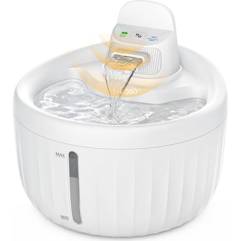 Fontaine pour chats sans fil, 1,3 l, avec détecteur de mouvement (1/5)