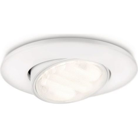 Spot incasso tondo bianco - testa orientabile (1/3)