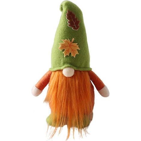 automne gnome feuille derable citrouille suedois nisse tomte elfe nain thanksgiving a (1/5)