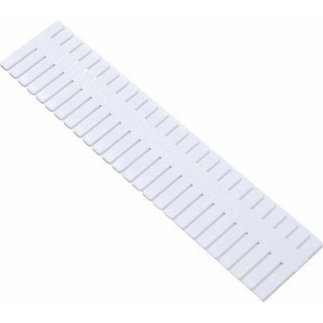 4 Pièces Réglable Tiroir Diviseur Stockage Chaussettes Sous-Vêtements Cravate Écharpe Bijoux Stockage Organisateur (Blanc) (1/5)
