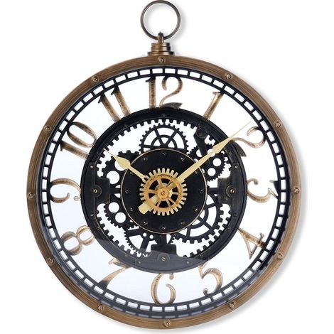 OROLOGIO PARETE INGRANAGGI DIAM.26CM (1/5)