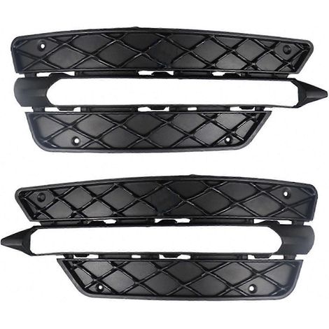 Grille de pare-chocs avant avec cache antibrouillard pour Mercedes-Benz Classe C W204 (2012-2014) - Références : 2048851353 et 2048851453 (1/5)