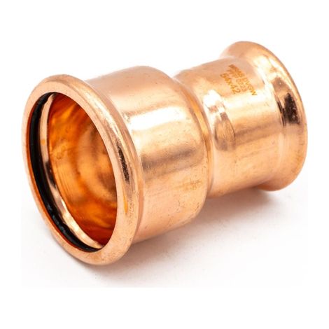 PrimaPress Copper Press Fitting Coupler 54x42mm - WRAS Approved (1/2)