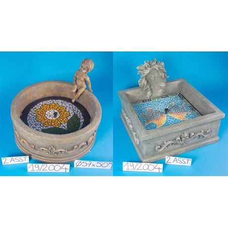 Fuente agua mosaico 19/2004