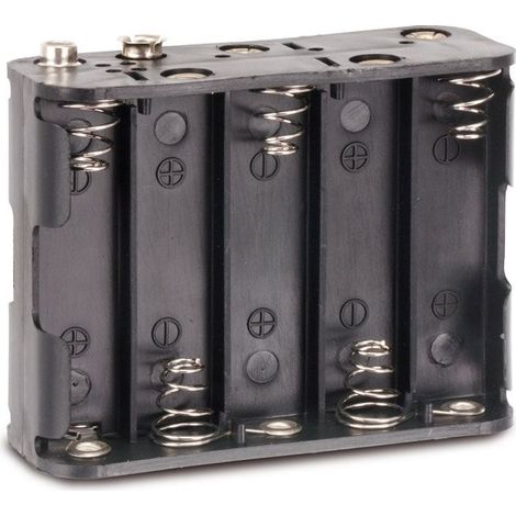 Goobay 12460 Batteriehalter 10x Mignon (AA) Druckknopfanschluss (L x B x H) 77 x 60 x 32 mm (1/4)