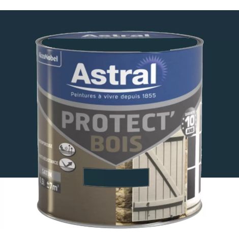 Peinture Bois ASTRAL Protect'Bois Vert Basque 0,5 L (1/4)