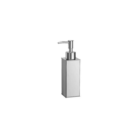 Dispenser di sapone autoportante in acciaio inox 304 con finitura cromata - Crezuo