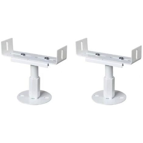 Blanc,Lot de 2 pieds de radiateur , hauteur réglable de 8 à 13 cm, style architectural traditionnel, résistant au sel et au brouillard pour radiateurs en fonte (1/5)