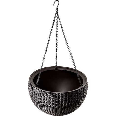 Květináč Keter Hanging Sphere mocha (1/5)