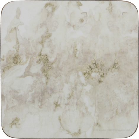 Creative Tops - Set de 6 tovagliette, retro in sughero, design dede premium wines, Grey, White, Coasters (1/5)