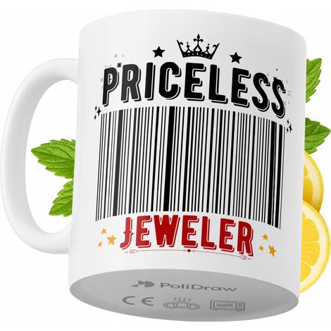 Taza de café/té divertida y humorística para joyeros. Taza con diseño gráfico y texto gracioso para cumpleaños, santos y días festivos. Taza premium para ocasiones especiales en casa, la oficina o el  (1/5)