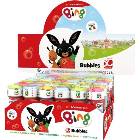 Saponetta per bambini Bing Coniglio Fiaba Festa di compleanno Divertimento 60ml