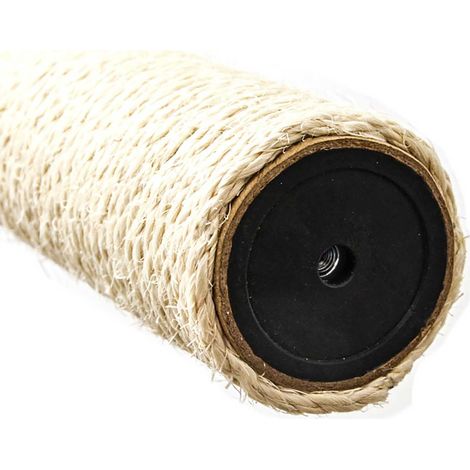 55 cm Poteau de Rechange Arbre à Chat Ø 7,4 cm - M8 Colonne - Grattoir en Sisal