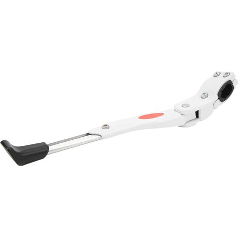 Aluminum Alloy Bicycle Kickstand, Mountain Bike Kickstand, 330mm Side Mount with Red Warning Design, Wide Anti-Slip Foot for 22-27 Inch Bicycles and (1/5)