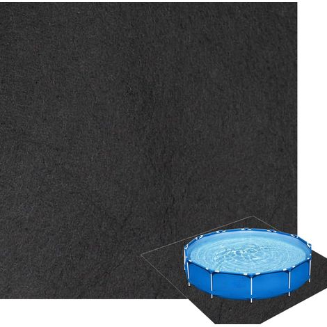 Tapis de piscine d'extérieur - Tapis de protection - Tapis de piscine antidérapant - 4 m - Tapis de protection de sol - Empêche les trous - Tapis en feutre absorbant l'eau - Accessoire de piscine (1/5)