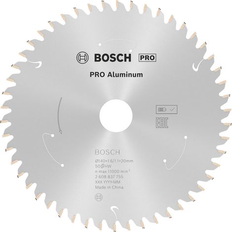 Bosch PRO Aluminium cordless Kreissägeblatt, 140 x 1,6 x 20 mm, T50
