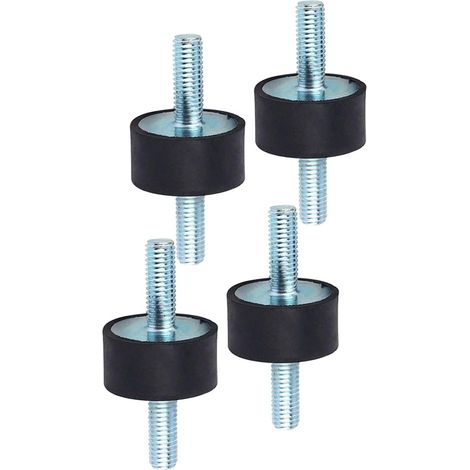 4pcs M8 30 15 Amortisseur Anti Vibration Supports Isolateur En Caoutchouc Pompe De Compresseur D'air avec Vis Compresseur D'air Pompe Amortisseur En Caoutchouc M8 23+silent bloc m10 silent b (1/5)