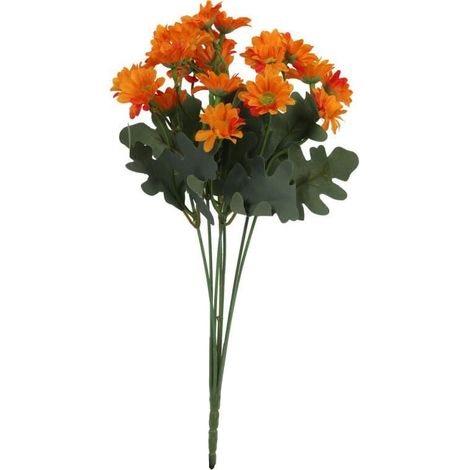 Bouquet de 7 branches avec des marguerites orange (1/4)