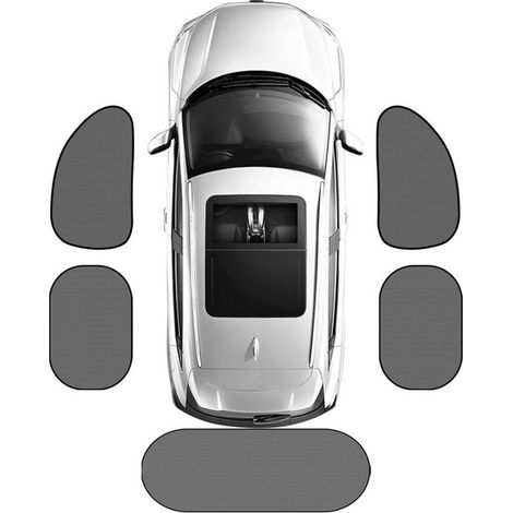 Parasoles para ventanas de coche (laterales y traseras), Malla resistente a los rayos UV, Universal SUV monovolúmenes, Fácil montaje ventosas