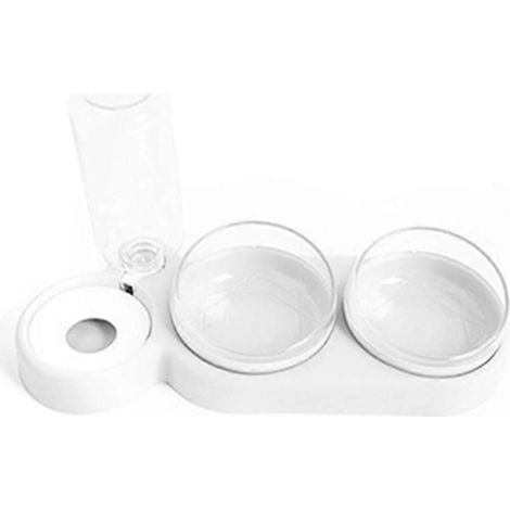 Erhöhter Katzennapf, auslaufsicher, abgewinkelt, robust, abnehmbar, auslaufsicher, Hundenapf, auslaufsicheres Futter- und Wasserset.