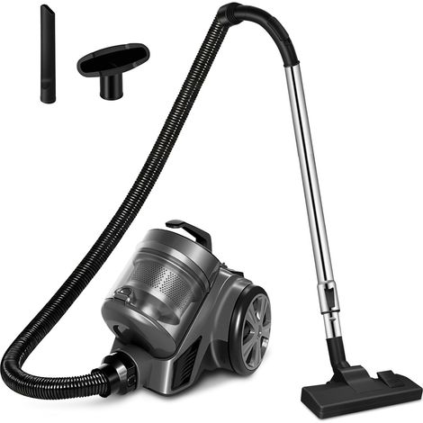 Magicfox – Aspirateur sans sac compact 1000W – Puissance d’aspiration 20Kpa – Capacité 2.4L – Filtre HEPA lavable – Rayon d'action 10m