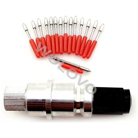 Lot de 15 lampes pour plotter de découpe Craftrobo 45 degrés Graphtec CB09 CB09U + boîtier support pour lames Baceyong 2 pcs Mini Smart Bluetooth 4.0 GPS Tracker Finder Auto Voiture Bébé Clé Pet Locat (1/5)