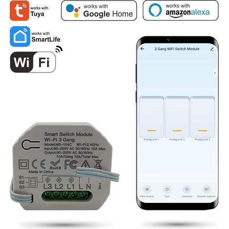 TUYA 3-Kanal-WLAN-Lichtsteuerung (1/5)