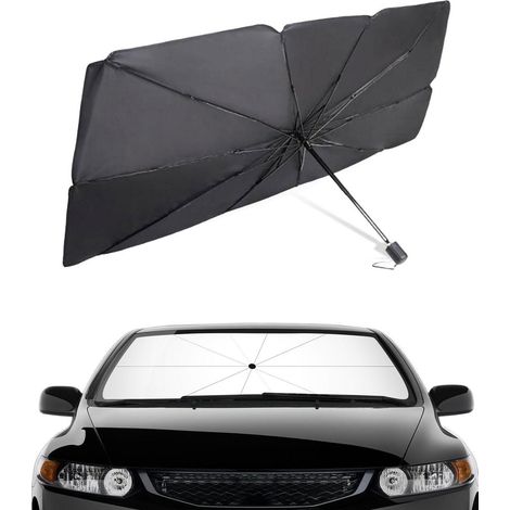 Pare-soleil de voiture pliable, protection UV, réduction de température, universel, 2 tailles (1/5)