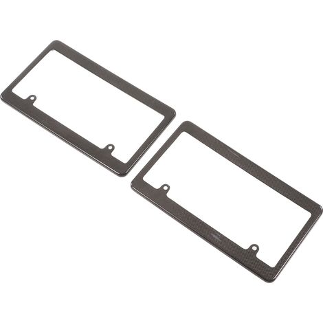 Plaque d'immatriculation Cadre en Fibre de Carbone Sec Universel pour Ford Mustang Explorer F250 F350 (1/5)